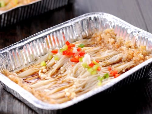 碧江锡纸烤金针菇